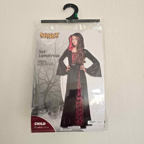 Kids Bat Vampiress Halloween Costume - Picture 2 of 3